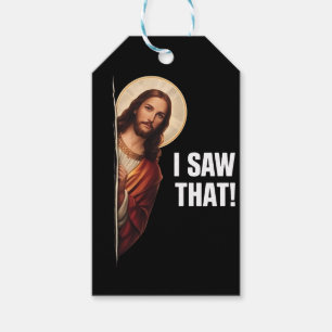 Lustiges Jesus "Ich habe das gesehen" christliches Geschenkanhänger
