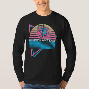 Lustiges Jiu Jitsu BJJ Retro Shrimpin ist nicht le T-Shirt