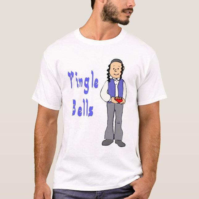LUSTIGES JÜDISCHES CHANUKKA-SHIRT T-Shirt (Vorderseite)