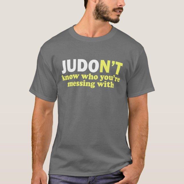 Lustiges Judo-Shirt T-Shirt (Vorderseite)