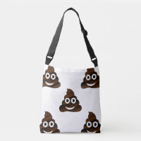 lustiges kack Emoji Crosbody-Taschenbuch