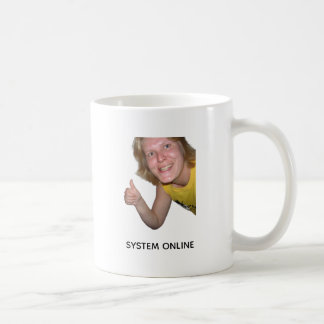 Lustiges Kaffee-Ladesystem Online Meme Tasse