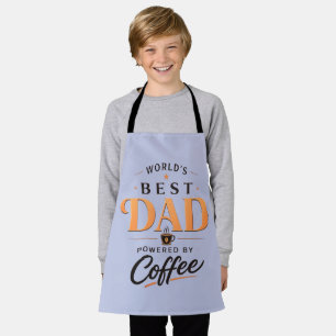 Lustiges Kaffee-Liebhaber-Vater-Design Schürze