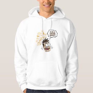 Lustiges Kaffeetüchtiger Energetisches Cartoon Hoo Hoodie
