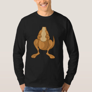 Lustiges Känguru-Kostüm Lustiges Halloween Einfach T-Shirt