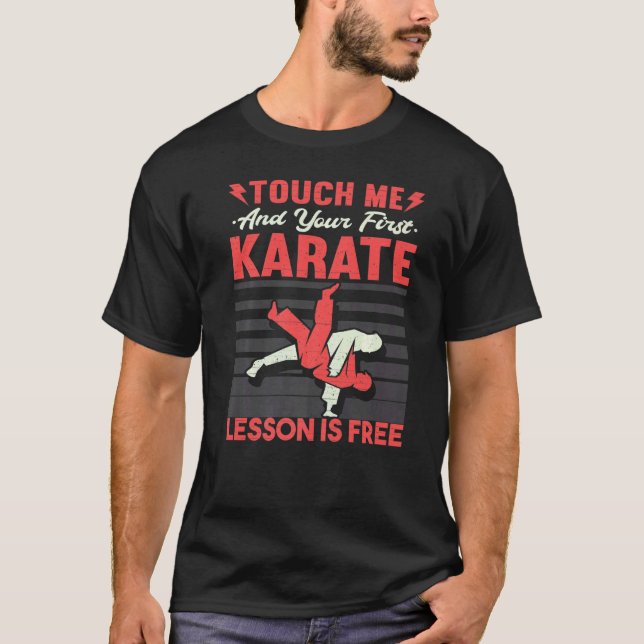 Lustiges Karate Premium T-Shirt (Vorderseite)