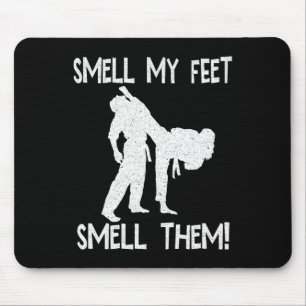 Lustiges Karate Riech an meine Füße Riech an sie F Mousepad