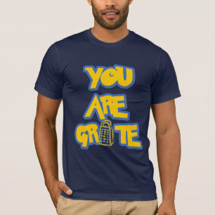 Lustiges Käsehobel-Wortspiel-Shirt   Du Bist Großa T-Shirt