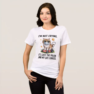 Lustiges Katzallergie-Shirt Ich weine nicht, es is Tri-Blend Shirt