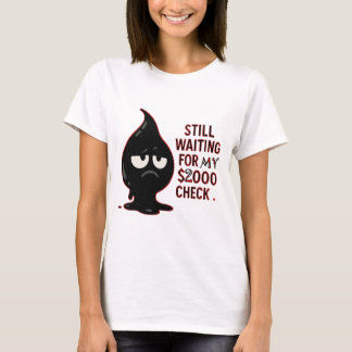 Lustiges Katzen-Grafik-T-Shirt – Warte immer noch T-Shirt