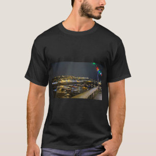 Lustiges Katzen-Innen-Angeln-Design für Weihnachte T-Shirt