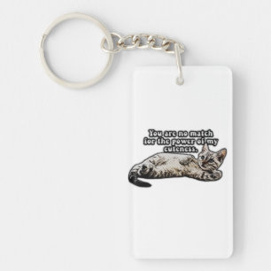 Lustiges Katzen-Meme für Katzenbesitzer und Katzen Schlüsselanhänger