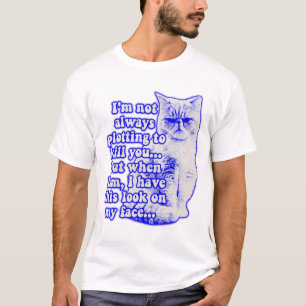 Lustiges Katzen-Meme für Katzenbesitzer und Katzen T-Shirt