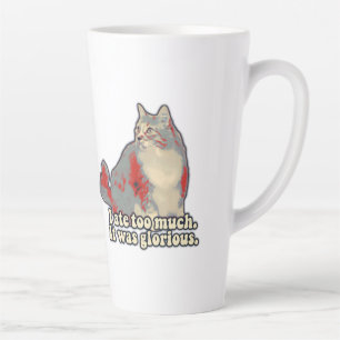 Lustiges Katzen-Meme für Katzenliebhaber und -besi Milchtasse