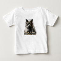 Lustiges Katzen-Meme für Katzenliebhaber und Katze