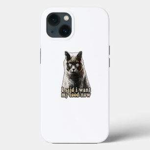Lustiges Katzen-Meme für Katzenliebhaber und Katze iPhone Hülle