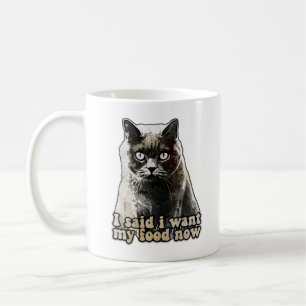 Lustiges Katzen-Meme für Katzenliebhaber und Katze Kaffeetasse
