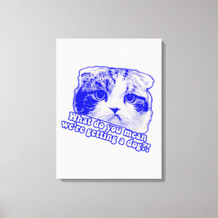 Lustiges Katzen-Meme für Katzenliebhaber und Katze Leinwanddruck