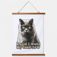 Lustiges Katzen-Meme für Katzenliebhaber und Katze