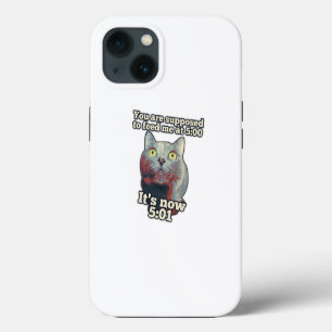 Lustiges Katzen-Meme für Katzenmenschen und Katzen iPhone Hülle