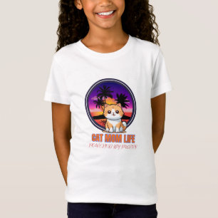 Lustiges Katzen-Mom-Leben T-Shirt