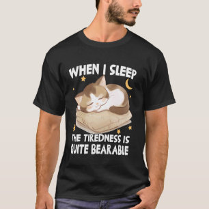 Lustiges Katzen-Nachthemd The Fatty macht ein Nick T-Shirt