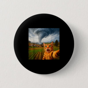 Lustiges Katzen-Selfie-Meme-Tornado Button