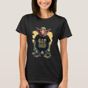 Lustiges Katzen-Vater-Troll-Design für Männer, die T-Shirt