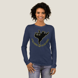 Lustiges Katzen-Yoga-T-Shirt-Design Tri-Blend Shirt