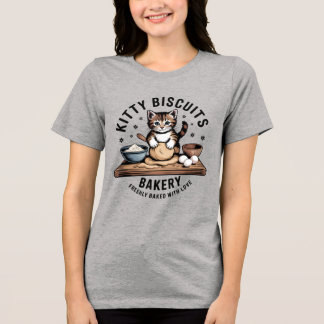 Lustiges Katzenback-Shirt, ich knete dieses T-Shir Tri-Blend Shirt