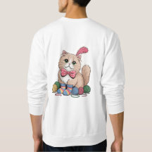 Lustiges Katzendesign-T-Shirt | Geschenk für Katze