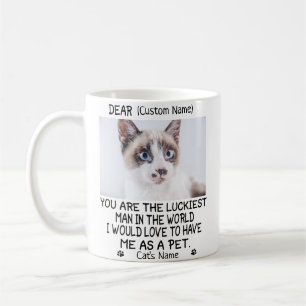lustiges Katzengeschenk, Personalisiertes KatzenFo Kaffeetasse