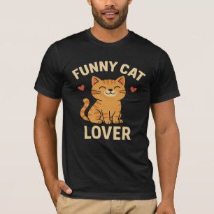 Lustiges Katzenliebhaber-T-Shirt – Süße und witzig T-Shirt
