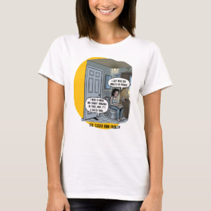 Lustiges Katzenmutter-Badezimmer-Humor-Geschenk T-Shirt
