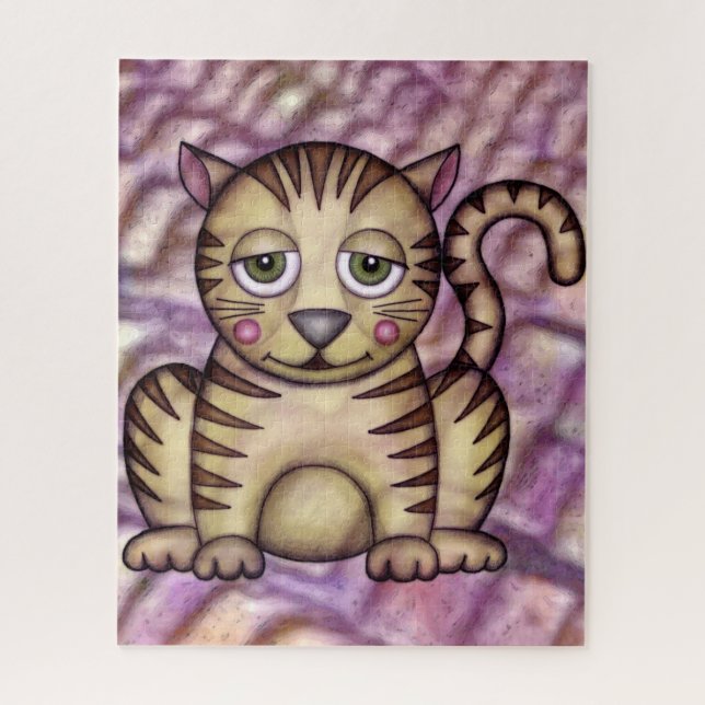 Lustiges Katzenpuzzle (Vertikal)