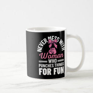 Lustiges Kickboxen für Männer Frauen Kickboxer Wor Kaffeetasse