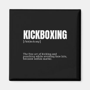 Lustiges Kickboxen-Hobby-Zitat Definition Magnet
