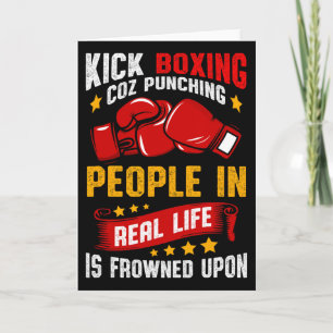 Lustiges Kickboxen Karte
