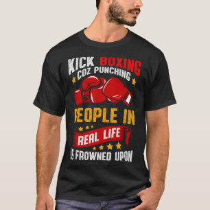 Lustiges Kickboxen T-Shirt