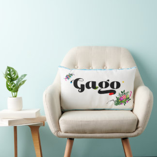 Lustiges Kissen 'Gago' Filipino Boho Dekor