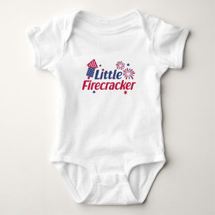 Lustiges kleines Knallkörper-Feuerwerk 4. Juli Baby Strampler