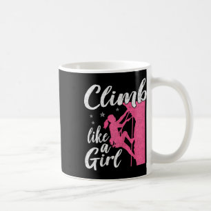 Lustiges Kletterliebhaber-Grafik für Frauen und Mä Kaffeetasse