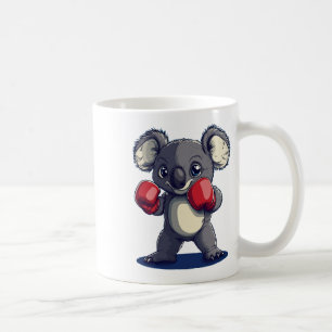 Lustiges Koala-Bär-Kostüm mit Boxhandschuhen  Kaffeetasse