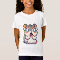 Lustiges komisch panisches schockiertes Hamster-Me