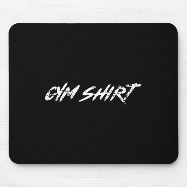 Lustiges Krafttraining Bodybuilding Workout Power  Mousepad (Vorne)