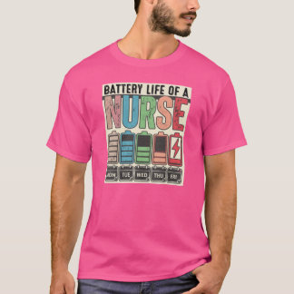 Lustiges Krankenpfleger-Batterieleben-Shirt T-Shirt