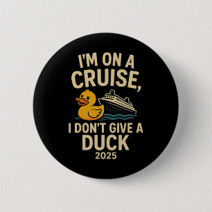 Lustiges Kreuzfahrt-Shirt 2025 – Ist mir doch egal Button