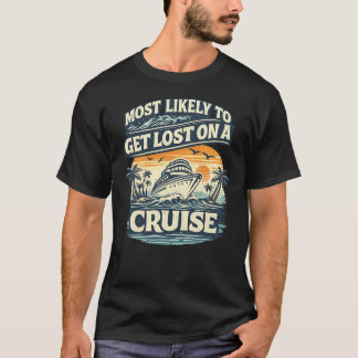 Lustiges Kreuzfahrt-Shirt | Retro-Kreuzfahrt-Urlau T-Shirt