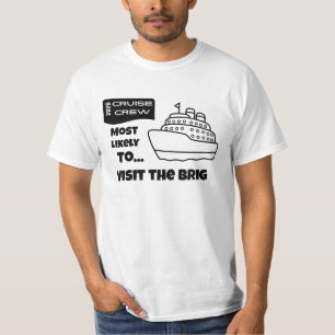 Lustiges Kreuzfahrt-Shirt Wahrscheinlich besucht e T-Shirt
