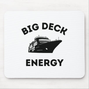 Lustiges Kreuzfahrtschiff-Shirt für Männer - Große Mousepad